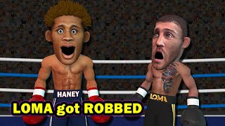 Lomachenko got ROBBED vs Devin Haney