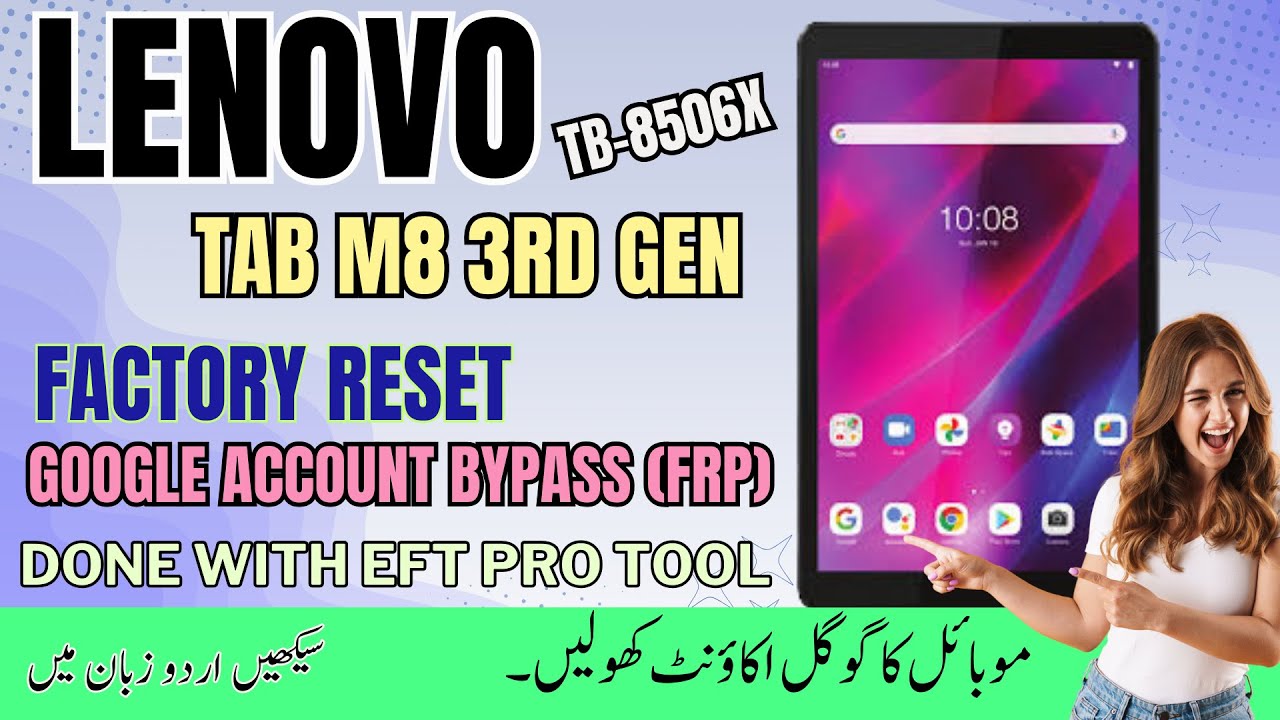 Lenovo Tab M8 3rd Gen (TB-8506X) FRP Unlock And Factory Reset