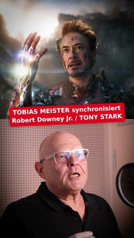 Tobias Meister synchronisiert Robert Downey Jr. als Tony Stark alias Iron Man