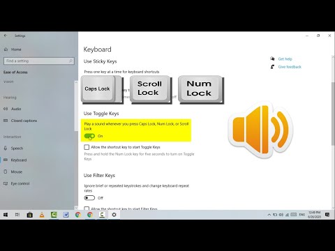How to Play Sound Whenever You Press Caps Lock, Num Lock, & Scroll Lock on Windows 10