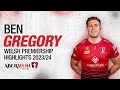 Ben gregory  aberavon rugby club  welsh premiership highlights 202324