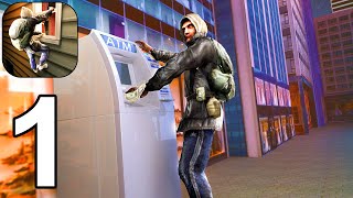 City Bank Robbery Thief Simulator:Cops Sneak Games - Gameplay Walkthrough Part 1 (Android, iOS) screenshot 5