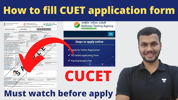 How to fill CUCET application form 2022 step by step process|CUCET online form kaise bhare 2022 live
