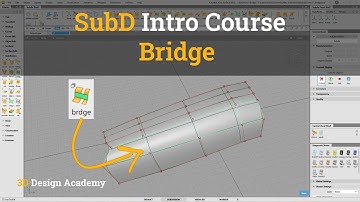 Autodesk Alias Tutorials, SubD Intro 11 - Bridge