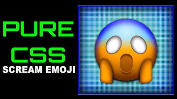 Pure CSS 😱 Emoji: CSS Art / CSS Animation (speed art)