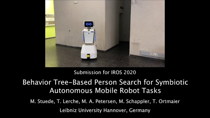 Behavior Tree-Based Person Search for Symbiotic Autonomous Mobile Robot Tasks