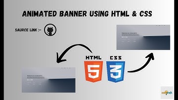 Animated Banner ( Day - 2 ) Using HTML & CSS