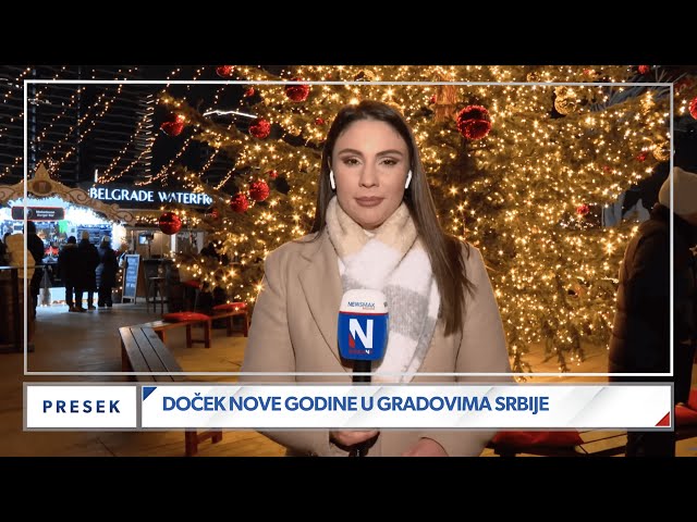Doček Nove godine u gradovima Srbije