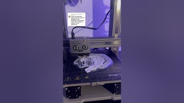 Removing 3D printing supports with a heat gun #3dprinting