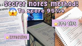 ✨️📚NOTES MAKING PROCESS! TO SCORE 95%+⭐️📝