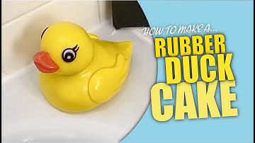 How to Make a Rubber Duck CAKE