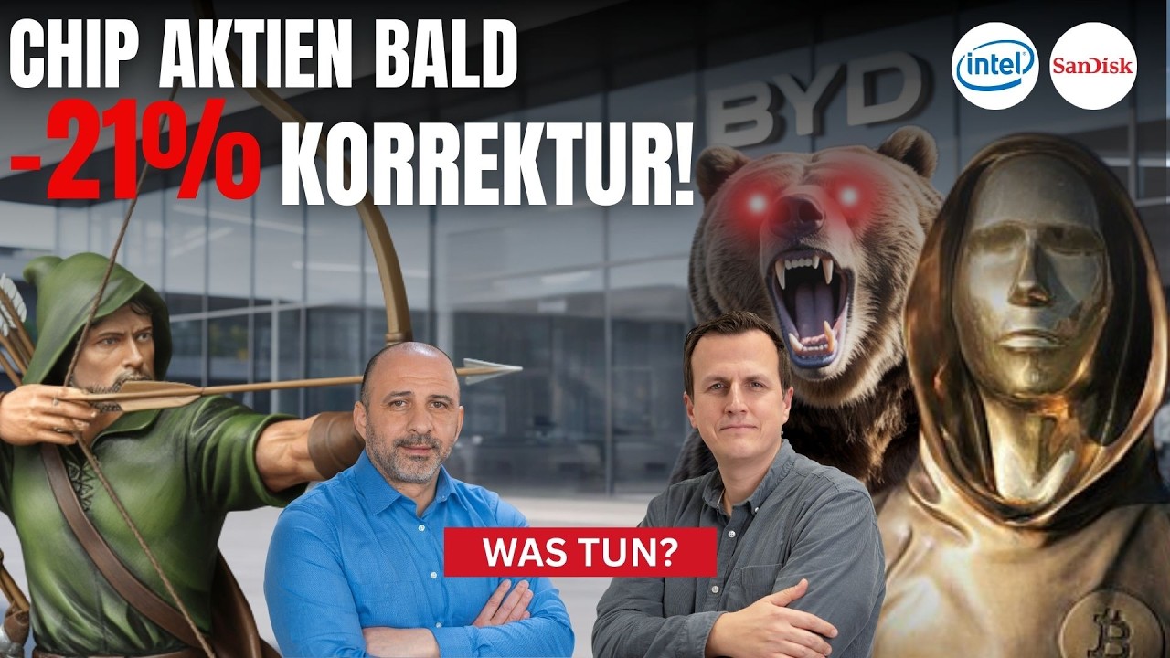 Vorsicht! Weitere Korrektur erwartet! | BYD | Robinhood | SanDisk | Intel | Bitcoin