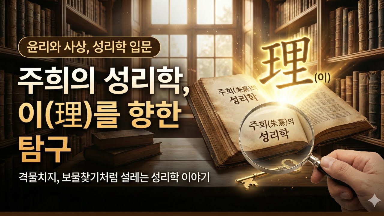 [윤리와 사상] 주희의 성리학 완벽 정리! 이기론, 성즉리, 그리고 격물치지 (핵심요약) - YouTube
