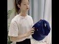 【hat058】2020新作 レディース サンバイザー キャップ 帽子  UVカット 日焼け防止 つば広 無地 6色