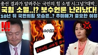 국힘 소멸 위기...!? 보수언론 난리났다.. 영수회담 이후 쏟아지는 사설..?