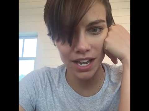 Lauren Cohan was live./  The Walking Dead