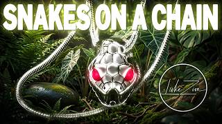 🐍 This Chain Literally Feels Like a SNAKE 😱 Luke Zion 3.5MM Snake Chain Review 🔥💎 #bigethejeweler