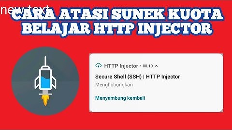 Cara Mengatasi HTTP Injector yang Sunek...