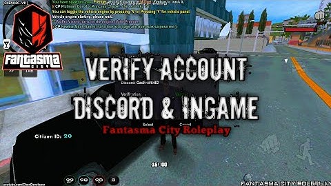 How to Verify Account on GTA Samp InGame and Discord | Fantasma City Roleplay | GadFrii