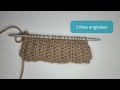 Comment faire les ctes anglaises au tricot  atelier manon levasseur