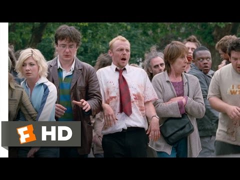 Shaun of the Dead (6/8) Movie CLIP - Acting Like Zombies (2004) HD