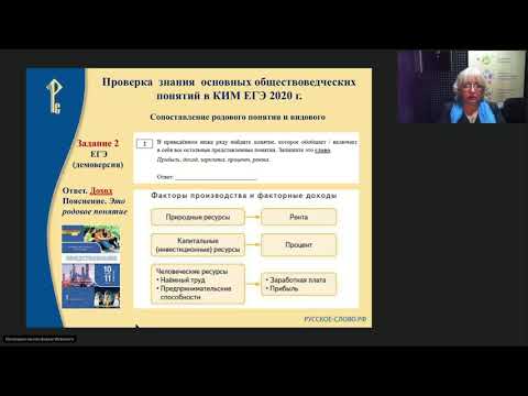 Потенциал школьного учебника по обществознанию для выполнения заданий формата КИМ ЕГЭ 2020 года