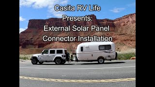 Casita Travel Trailer External Solar Panel