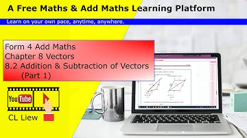 KSSM Form 4 Add Maths Chapter 8 (8.2 Addition & Subtraction of  Vectors, Part 1)