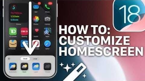 How To Customize Home Screen Icons & Widgets on iOS 18 - iPhone & iPad