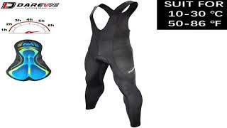 Darevie Cycling Bib Pants Pro Level Summer Not Winter Men Gel Pad Cycling Long Bib Pants Mens Cyc