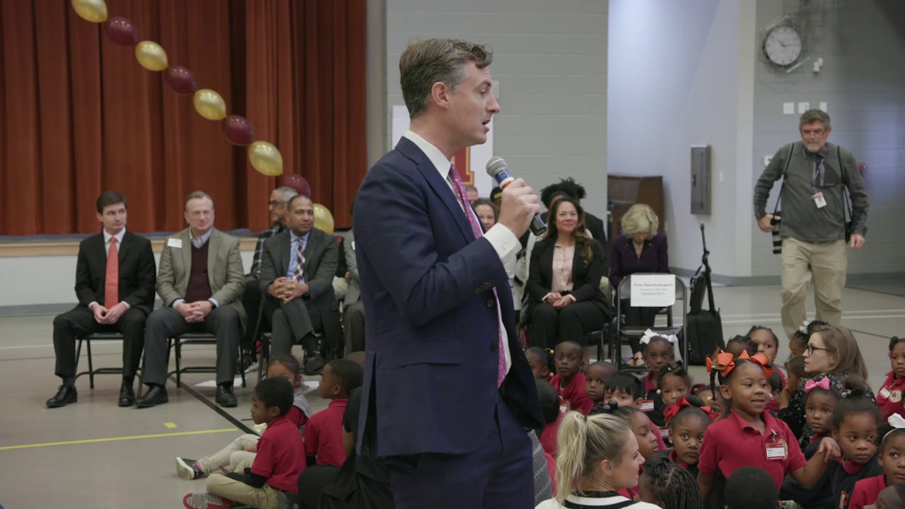 LA Superintendent John White at Habans Charter, New Orleans