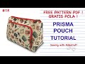 Prisma Pouch DIY - Tutorial menjahit dompet prisma - Bag making with Miko Craft