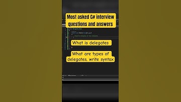 What is delegates in C# and its types - func, action and predicate #shorts #coding #csharp