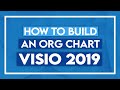 How to Build an Org Chart in Microsoft Visio 2019 - Visio Tutorial