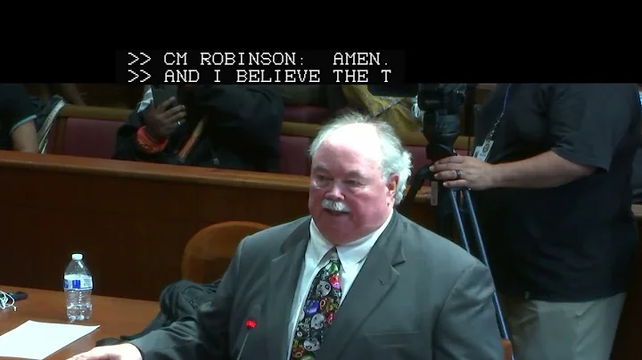 John McClain Receives Proclamation, Gives His Thou...
