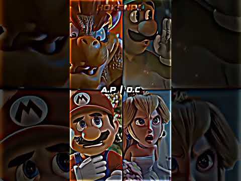 bowser vs Luigi vs mario vs peach | movie | #shorts