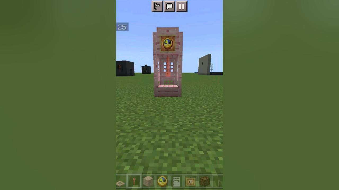 MODERN CLOCK IN MINECRAFT!!😱😱shorts justiceforsidhumoosewala 