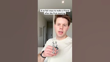 4 no fail steps to make a friend after the first meeting #friends #andrewgodwin
