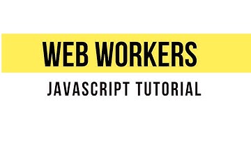 Introduction to Web Workers in JavaScript - JavaScript Tutorial #thecodingconcepts