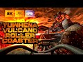 🌋 Tuwhena Vulcano 🎢 Epic VR roller coaster ride [360° 8K]