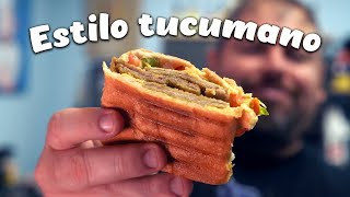 Sanguche de MILANESA al estilo tucumano  El MEJOR BOCATA argentino