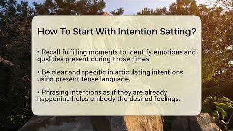 How To Start With Intention Setting? - Spiritual Universe Unlocked