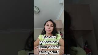 Rusça ÇALIŞMAK Fiili - Глагол &quot;Работать&quot;