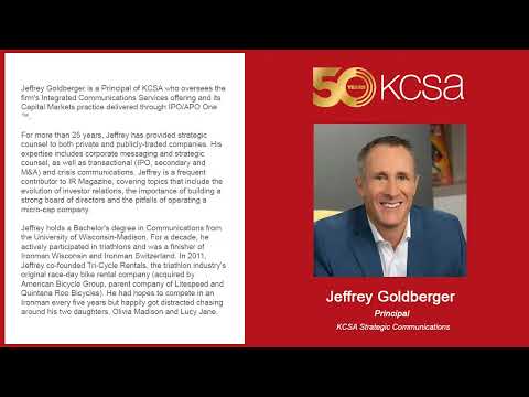 10-2-19 SmallCapVoice Interview with KCSA Strategic Communications 10-2-19 SmallCapVoice Interview with KCSA Strategic Communications