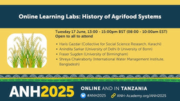 ANH2025 Learning Lab: History of Agrifood Systems