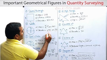Important Geometrical Figures in Quantity surveying | Estimation and Costing