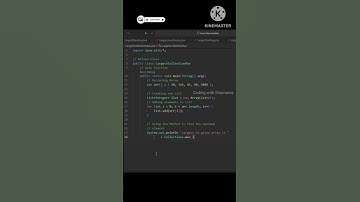 Find Largest Element in Array |Collectins.max() Method |@CodingwithShameera1  #java #programming