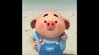 Animasi babi lucu