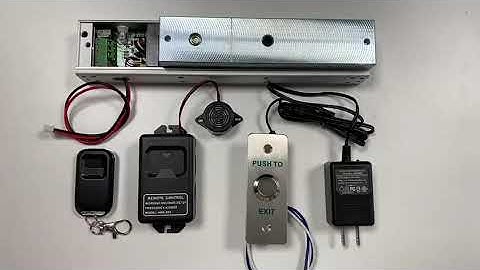 UHPPOTE 2 4GHz WiFi Outswinging Indoor 600lbs Electromagnetic Door Lock Access Control Kit