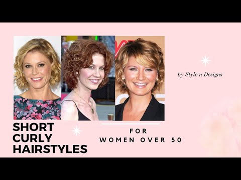 Short Curly Hairstyles for women over 50